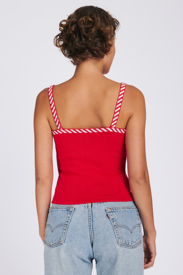 Pina Colada Tank, Alternate, color, Maraschino