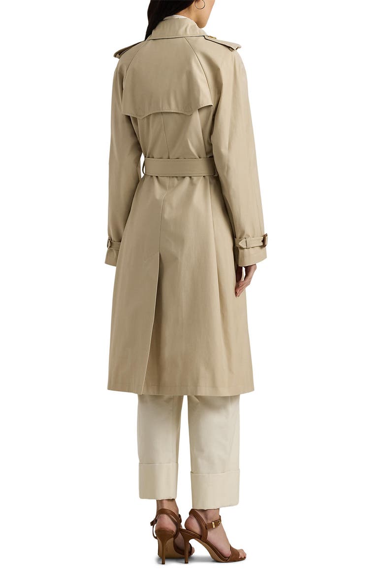 Belted Single Breasted Trench Coat, Alternate, color, BIRCH TAN