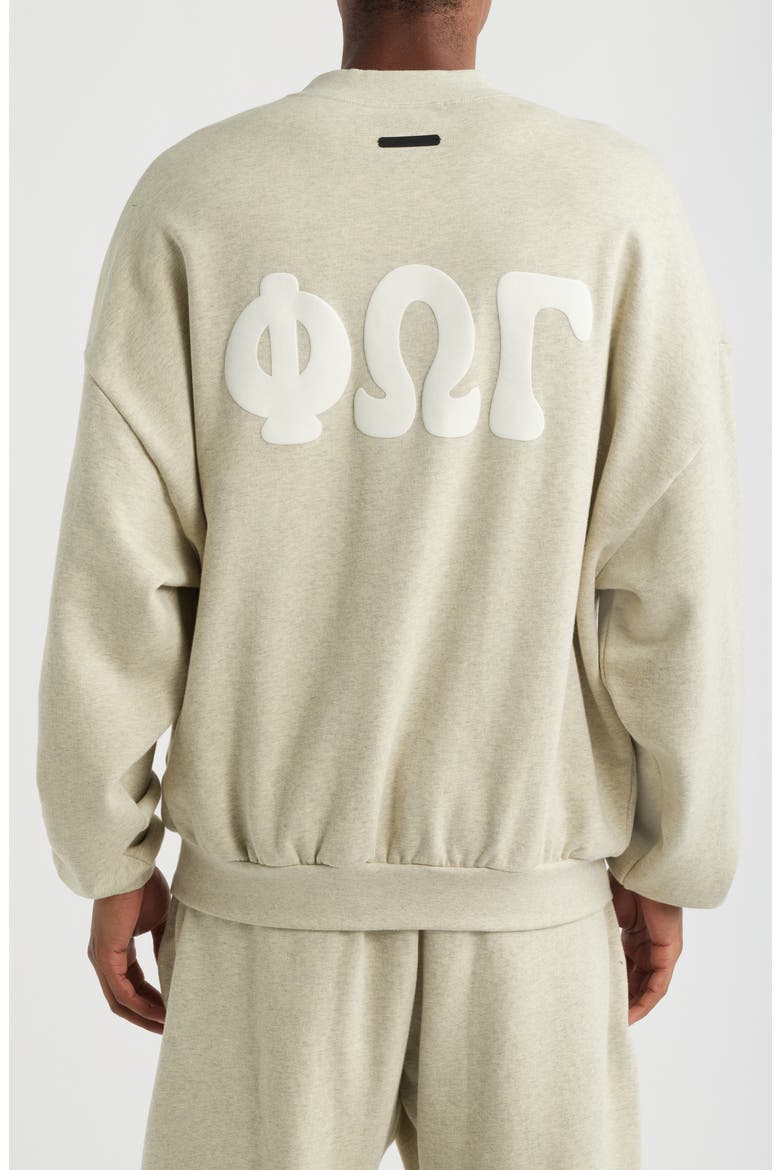 '90s Cotton Crewneck Sweatshirt, Alternate, color, WASHED VANILLA HEATHER