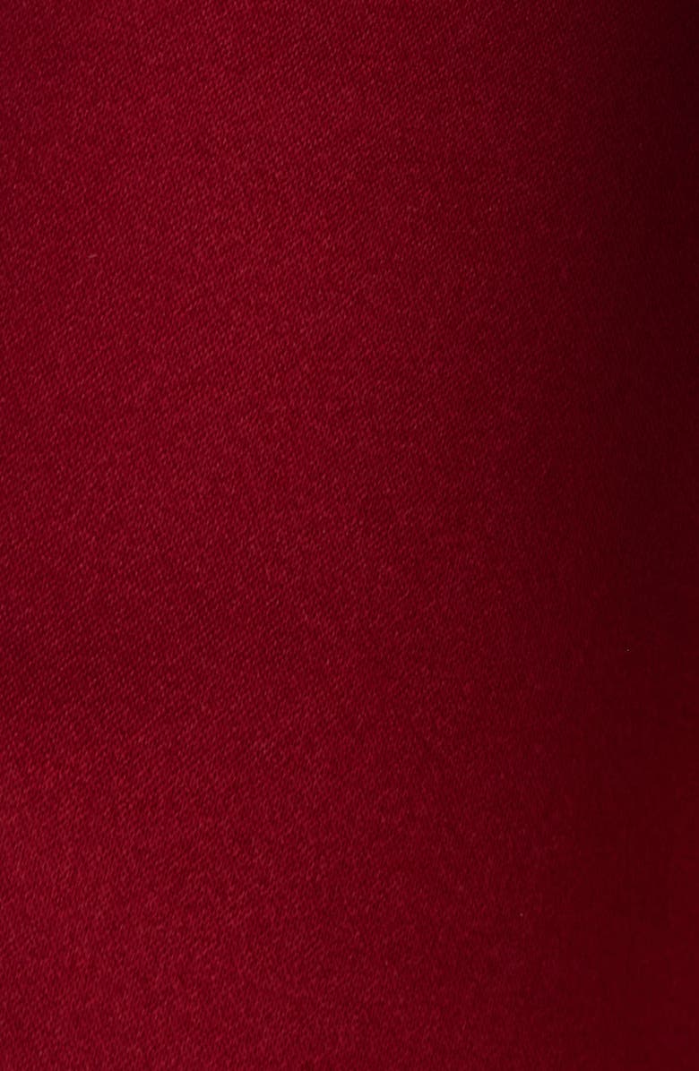 Givenchy Silk Satin Cape Minidress, Alternate, color, Dark Red