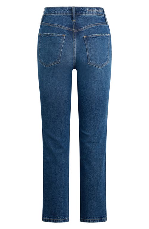 Favorite Daughter The Morgan Shortie High Waist Bootcut Jeans In Blue
