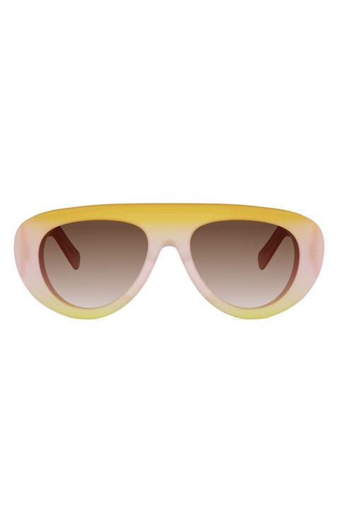Triomphe Stamp 57mm Pilot Sunglasses