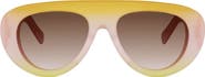 CELINE Triomphe Stamp 57mm Pilot Sunglasses