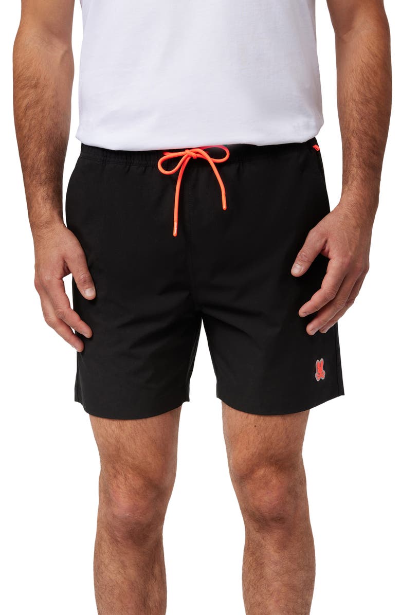 Psycho Bunny Lancaster Hydrochromic Swim Trunks, Main, color,