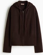 H&M Knitted Zip-through Hoodie