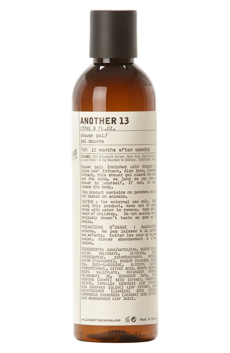 Le Labo AnOther 13 Shower Gel, Main, color,