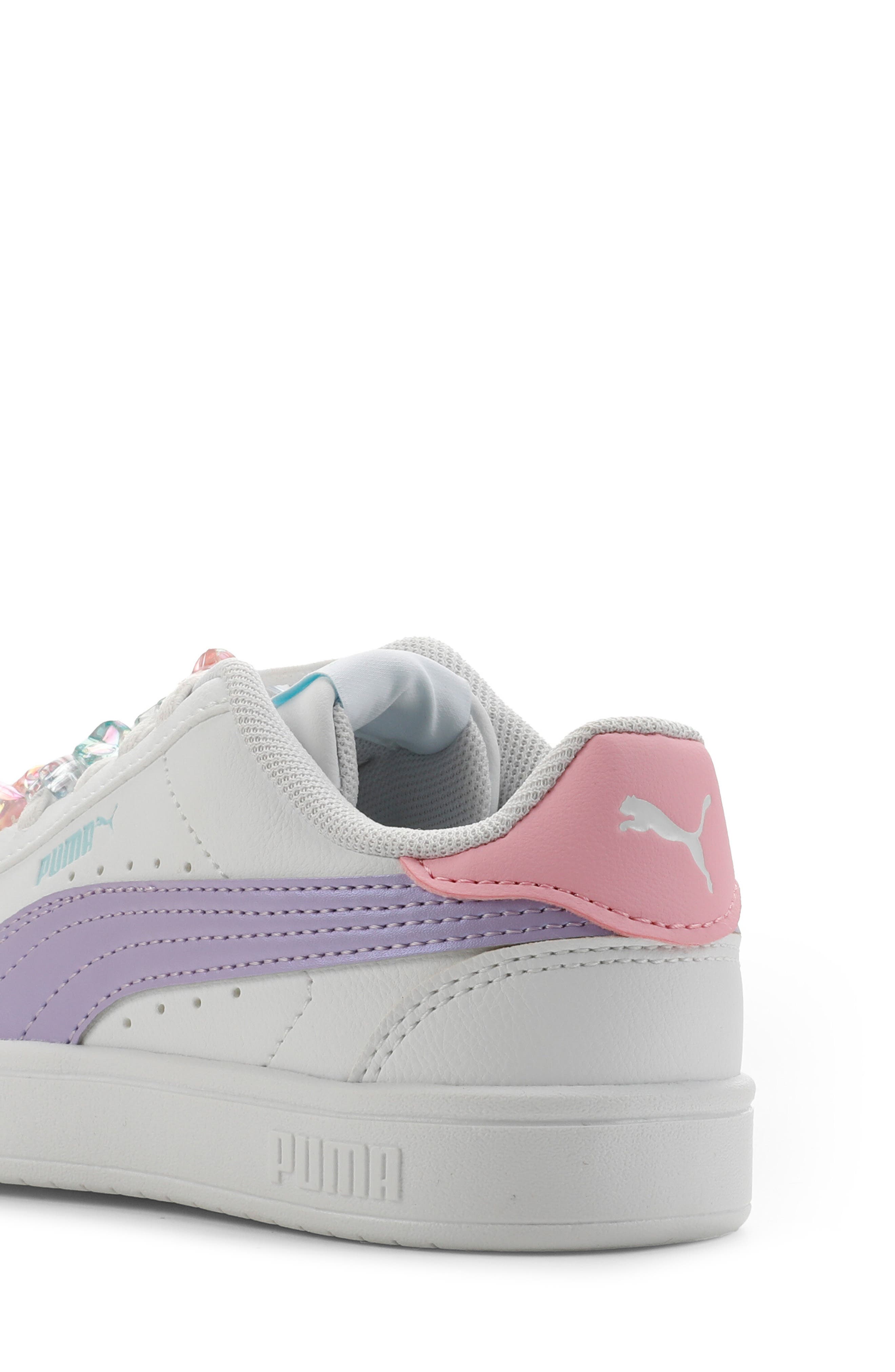 Kids' Juna Jelly Beads Sneaker, Alternate, color, PUMA WHITE/ LAVENDER/ AQUA