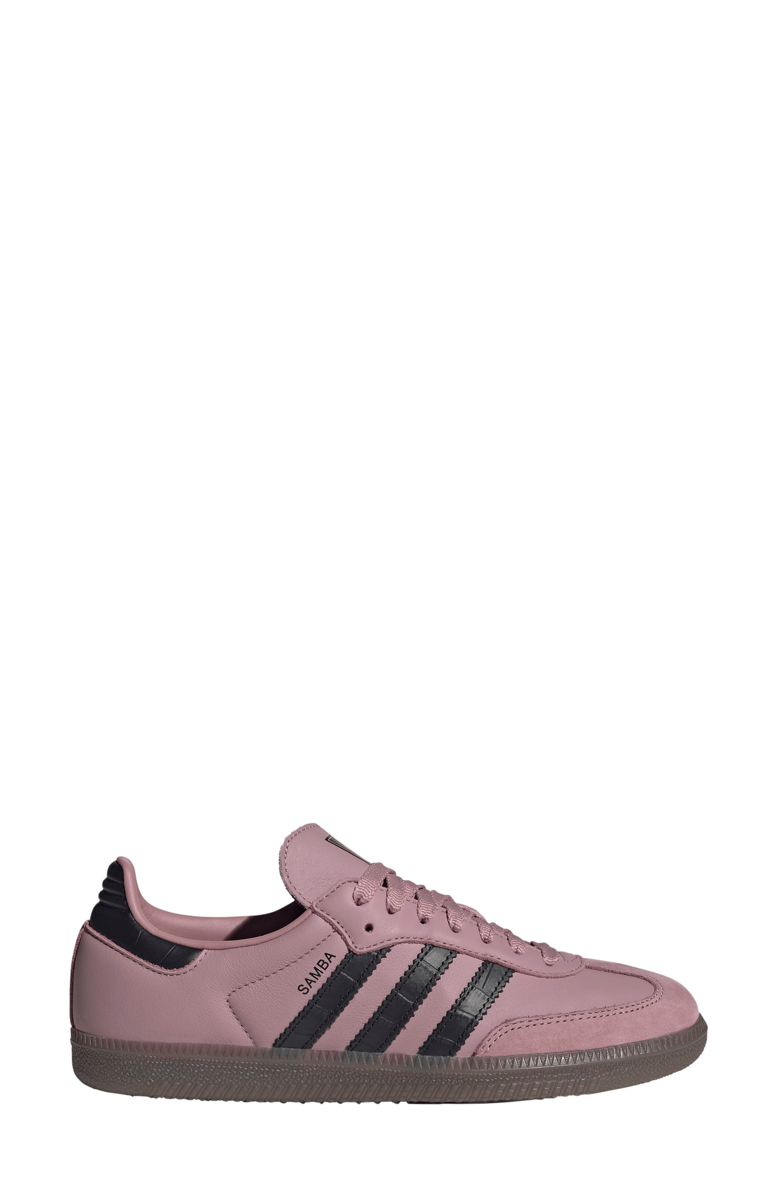 adidas Samba OG Sneaker, Alternate, color, Magic Mauve/ Core Black/ Gum5