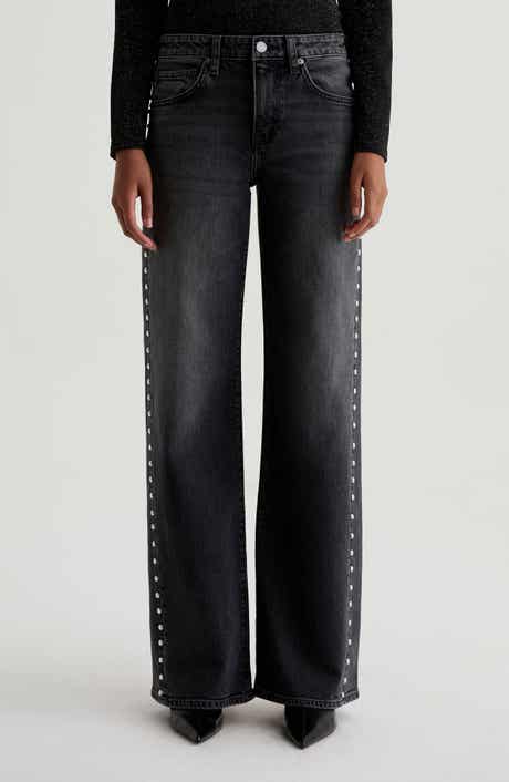 Adria Stud Wide Leg Jeans