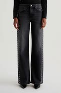 AG Adria Stud Wide Leg Jeans