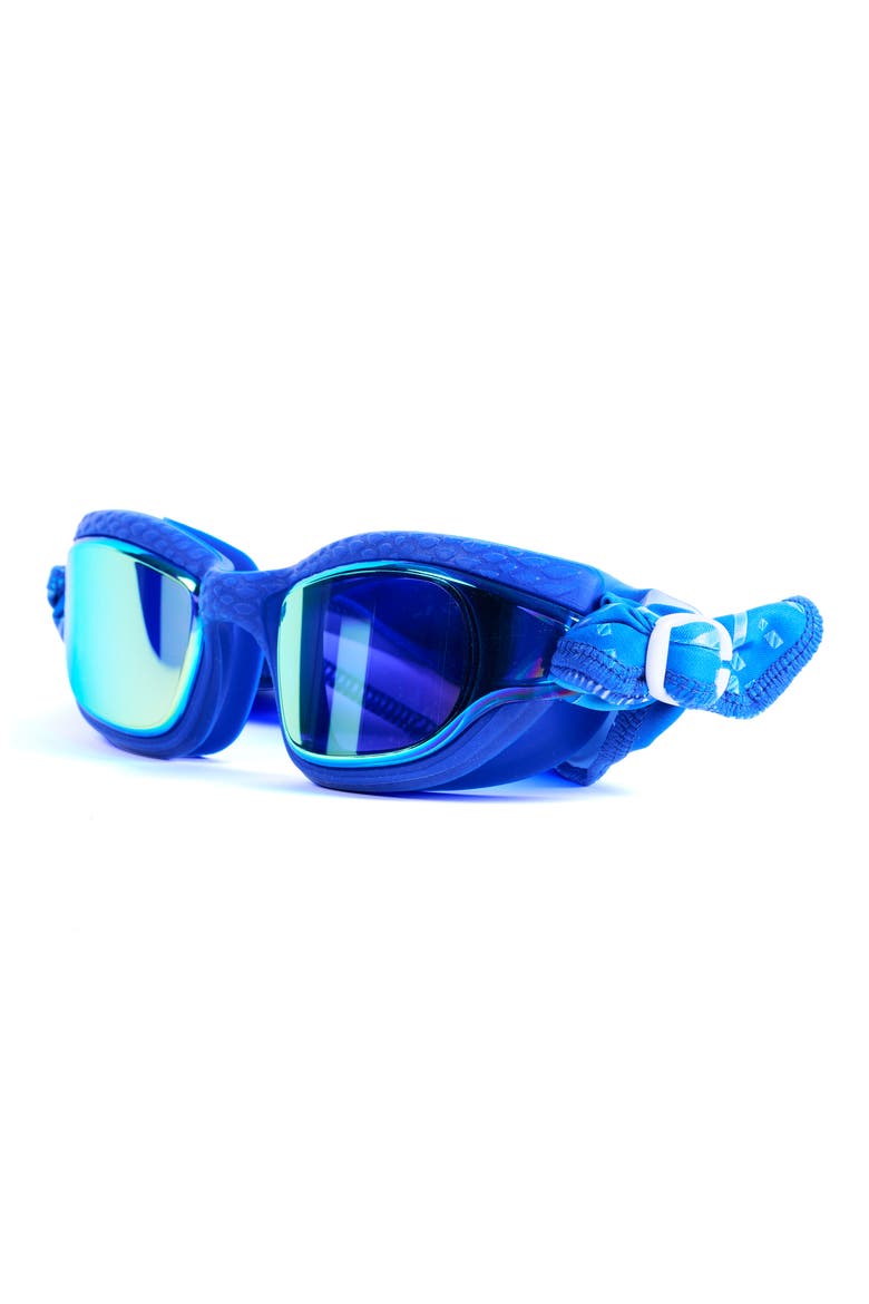 Kids' Fabric Strap Swim Goggles, Alternate, color, BLUE