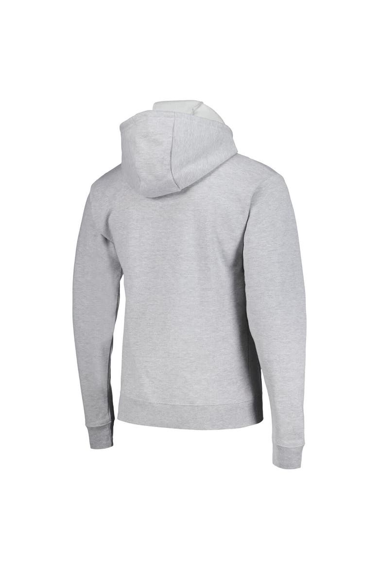 Men's League Collegiate Wear  Heather Gray Florida Gators Tall Arch Essential Pullover Hoodie, Alternate, color, Heather Gray