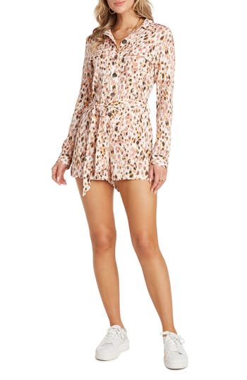 Matty M . Tessa Romper In Pink