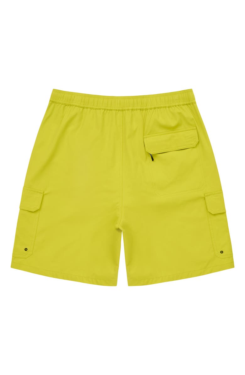 RtA Miguel Board Shorts, Alternate, color, Citron Old English Rta