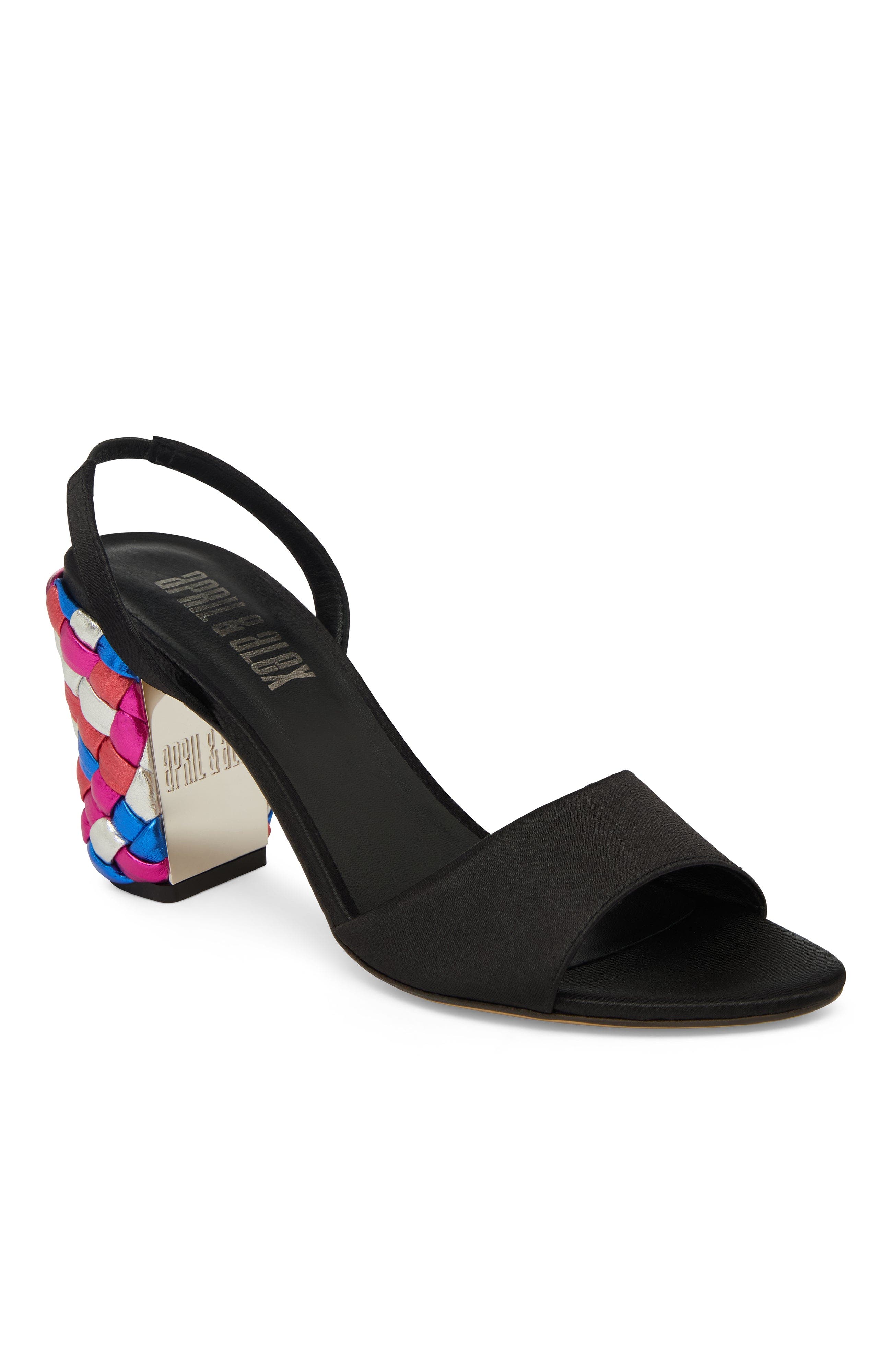 April & Alex Naomi Heel, Main, color, Black