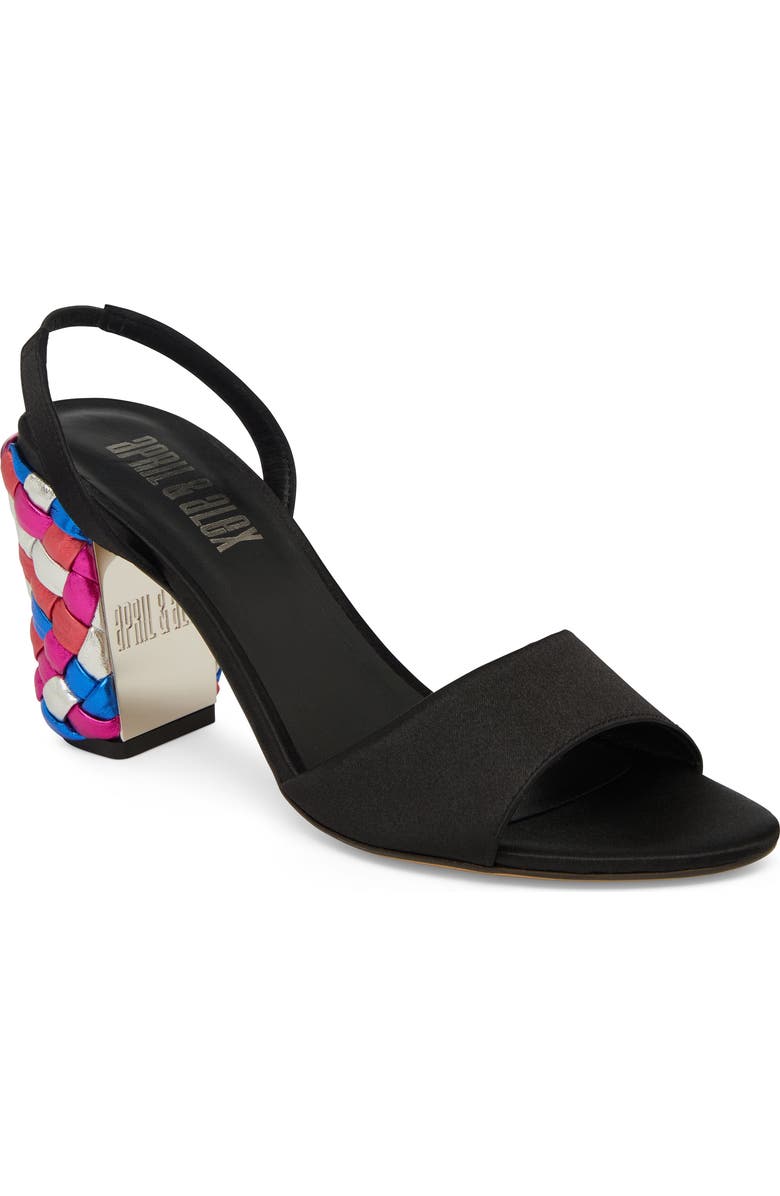 April & Alex Naomi Heel, Main, color, Black