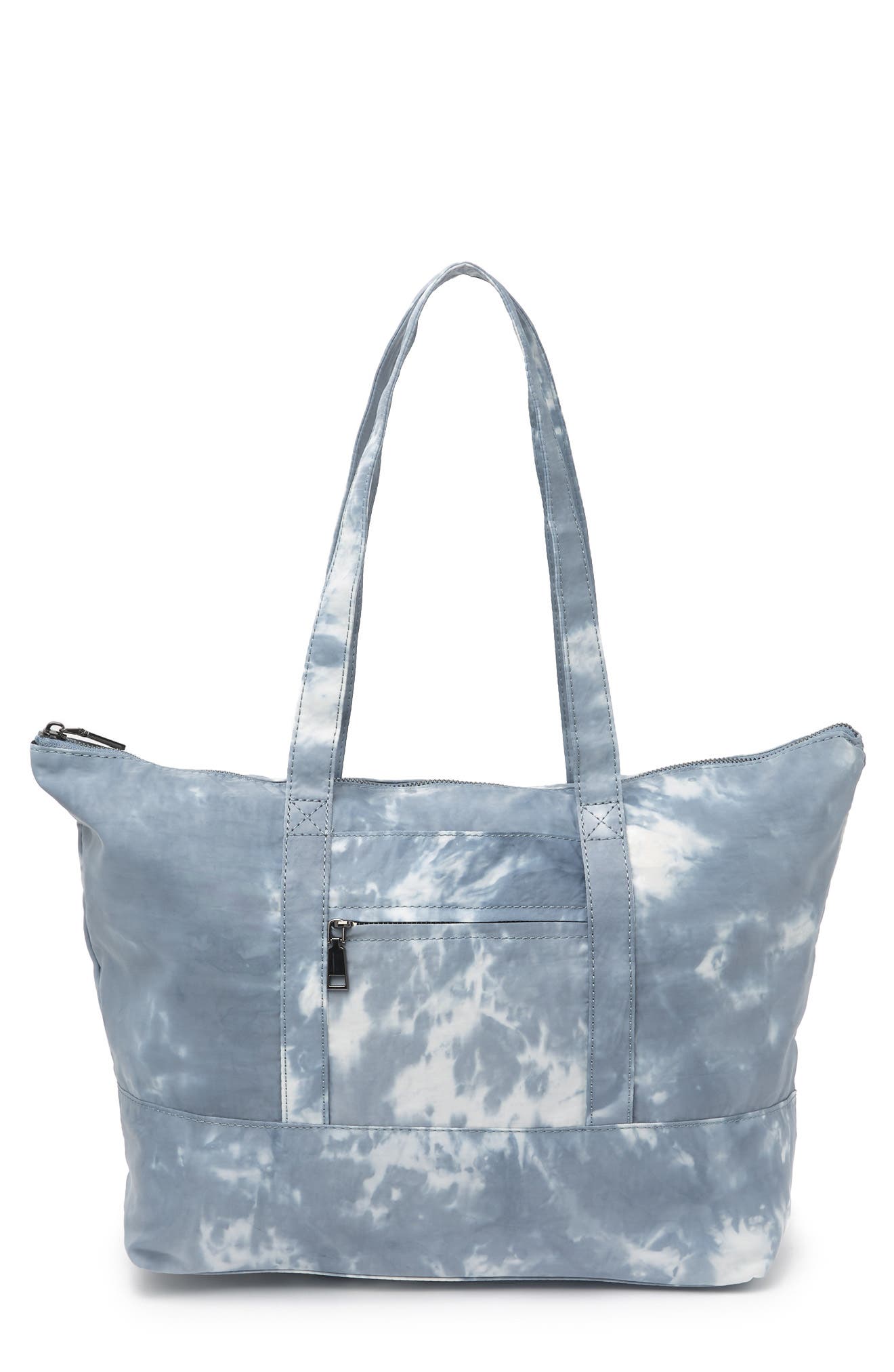 URBAN EXPRESSIONS HANDBAGS URBAN EXPRESSIONS Printed Nylon Tote, Main, color, 