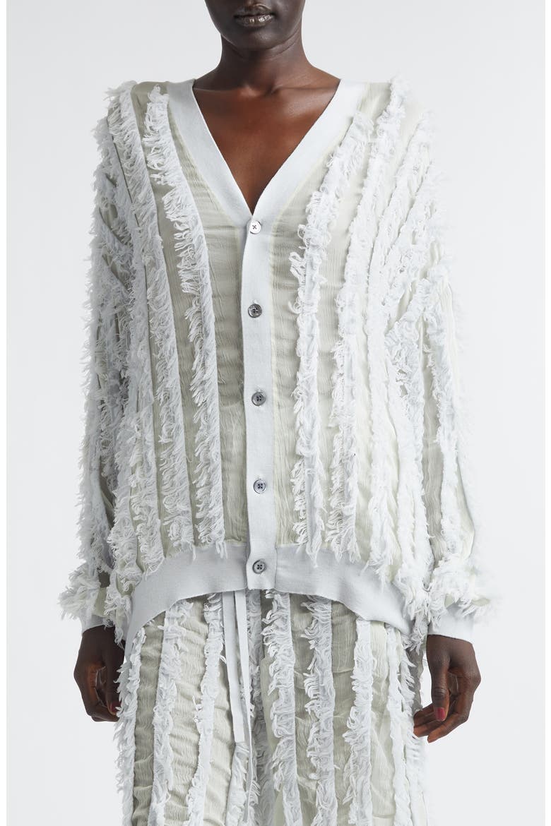 Wes Fringe Cardigan, Main, color, OYSTER