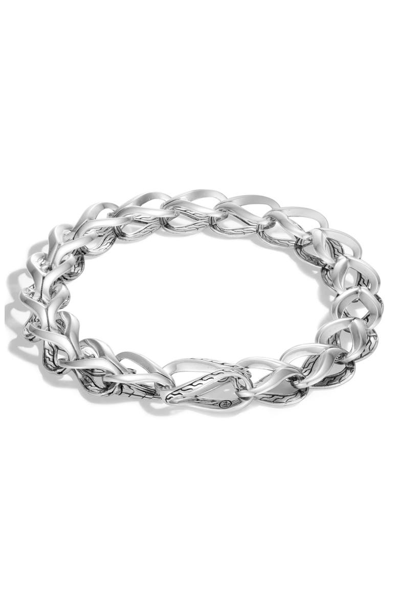 Classic Chain Link Bracelet, Main, color, SILVER