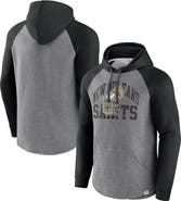 FANATICS Men's Fanatics Branded Heather Gray New Orleans Saints Favorite Arch Raglan Pullover Hoodie