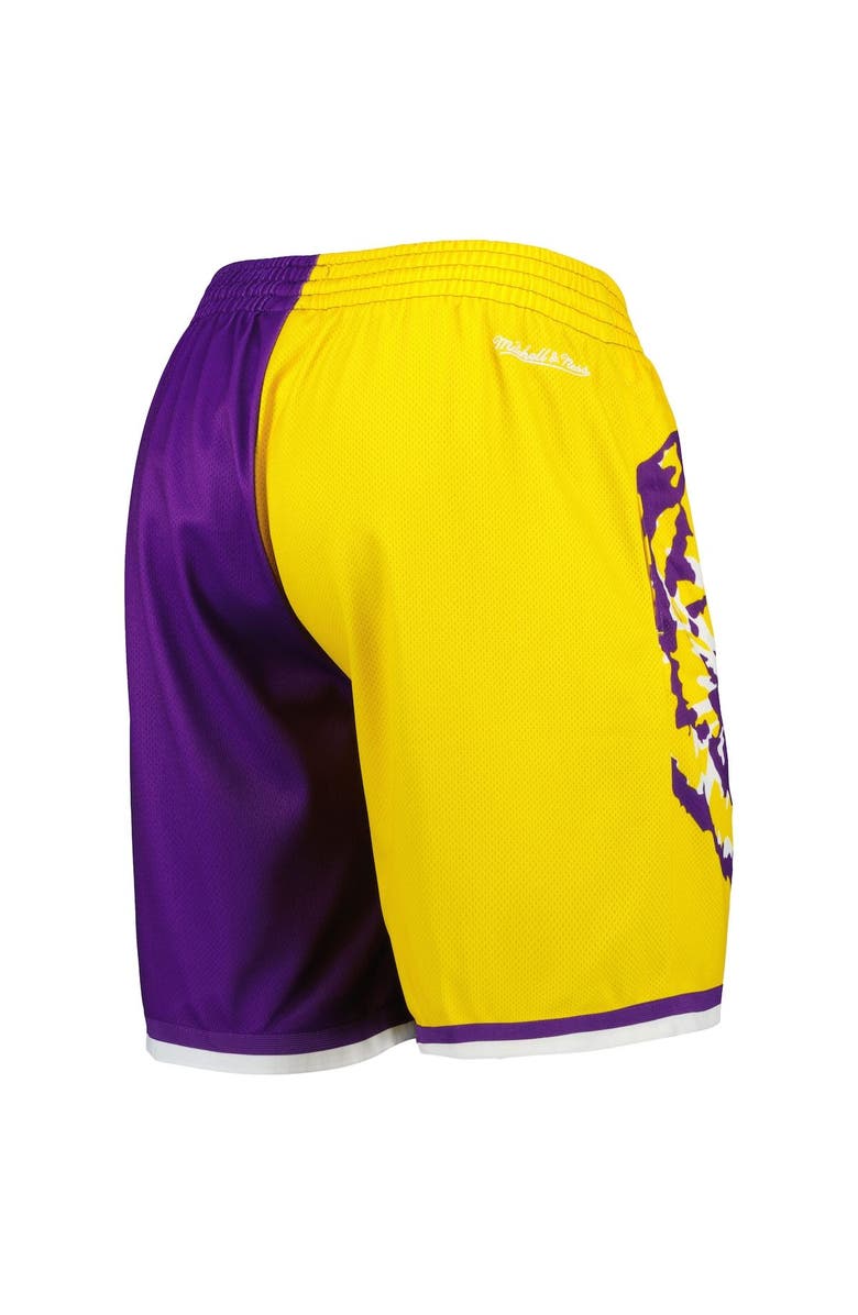 Mitchell & Ness Men's Mitchell & Ness Purple/Gold LSU Tigers Big Face 5.0 Fashion Shorts, Alternate, color, 