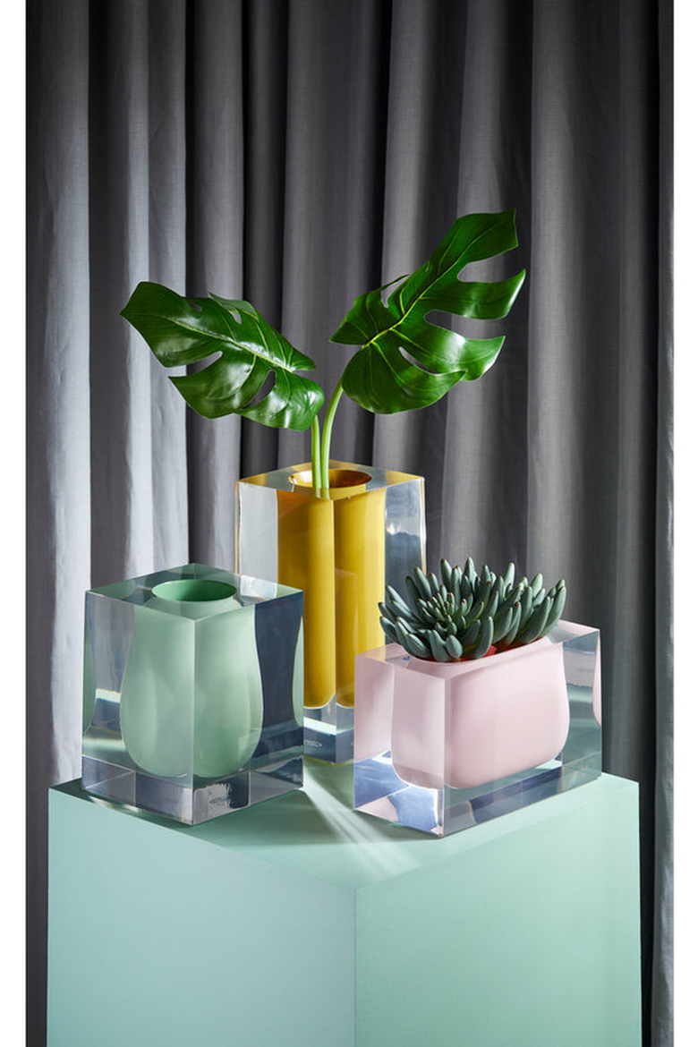 Bel Air Test Tube Vase, Alternate, color, Mustard
