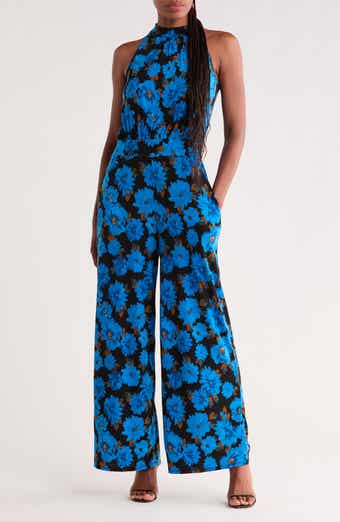 Halter Neck Wide Leg Jumpsuit