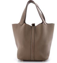 Pre-Owned Hermes Picotin Lock Bag Clemence MM