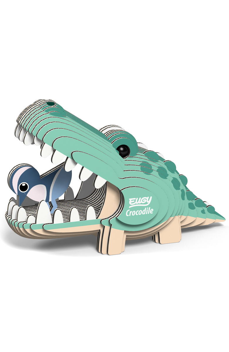 Eugy Puzzles Crocodile 3D Puzzle, Alternate, color, NO COLOR
