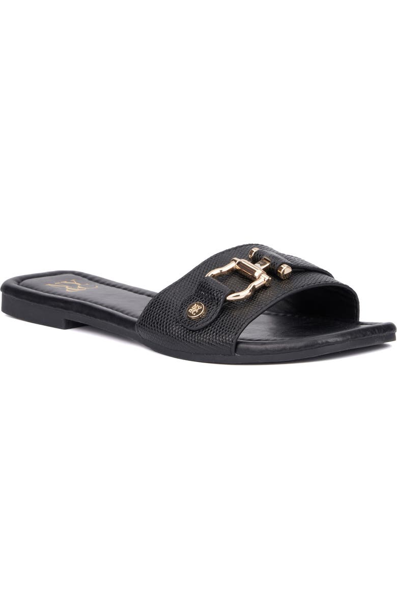NEW YORK AND COMPANY Nastia Sandal, Main, color, Black