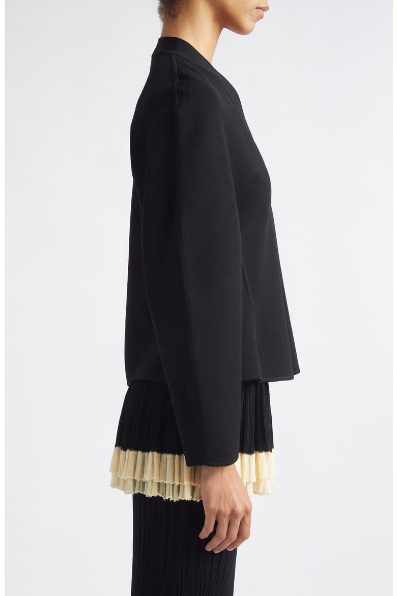 Henry Dolman Sleeve Cardigan, Alternate, color, BLACK