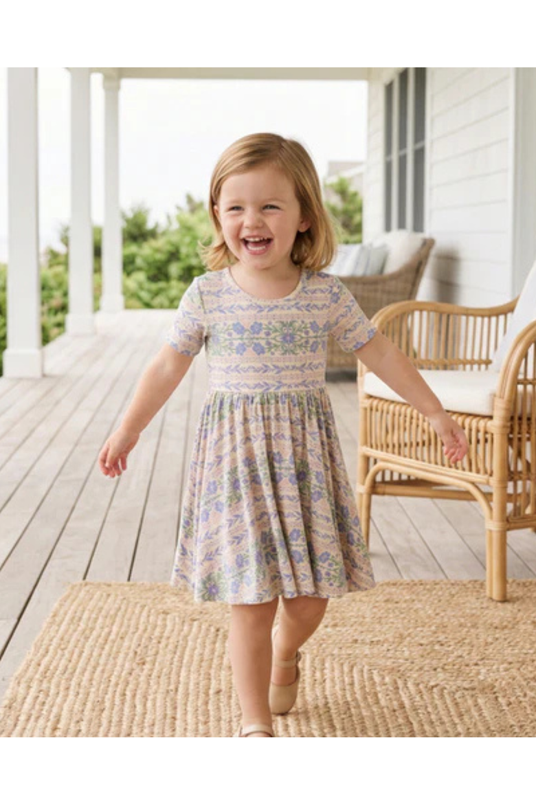 Spring Cascade Twirl Dress, Alternate, color, Spring Cascade