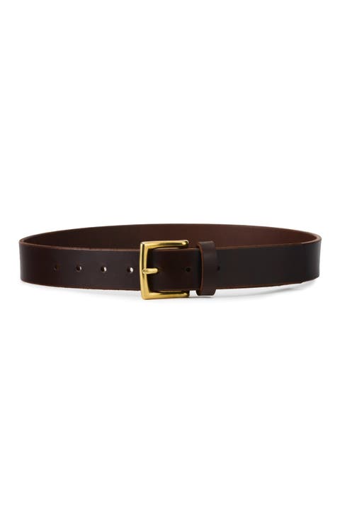 Essential American Made Leather Belt
