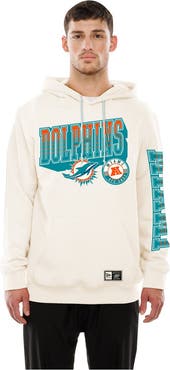 New Era Men's New Era Cream Miami Dolphins Dune Dust Hoodie
