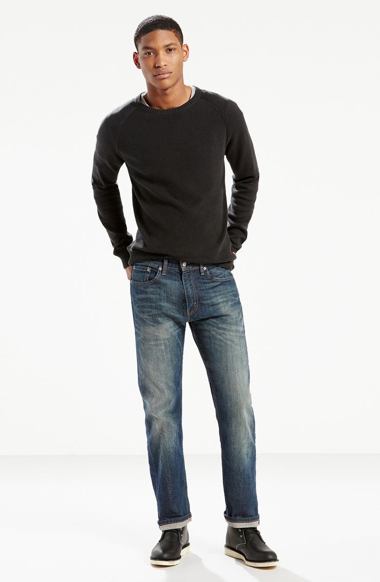Levi's<sup>®</sup> 505<sup>™</sup> Regular Fit Cash Jeans - 30–34" Inseam, Alternate, color, Cash