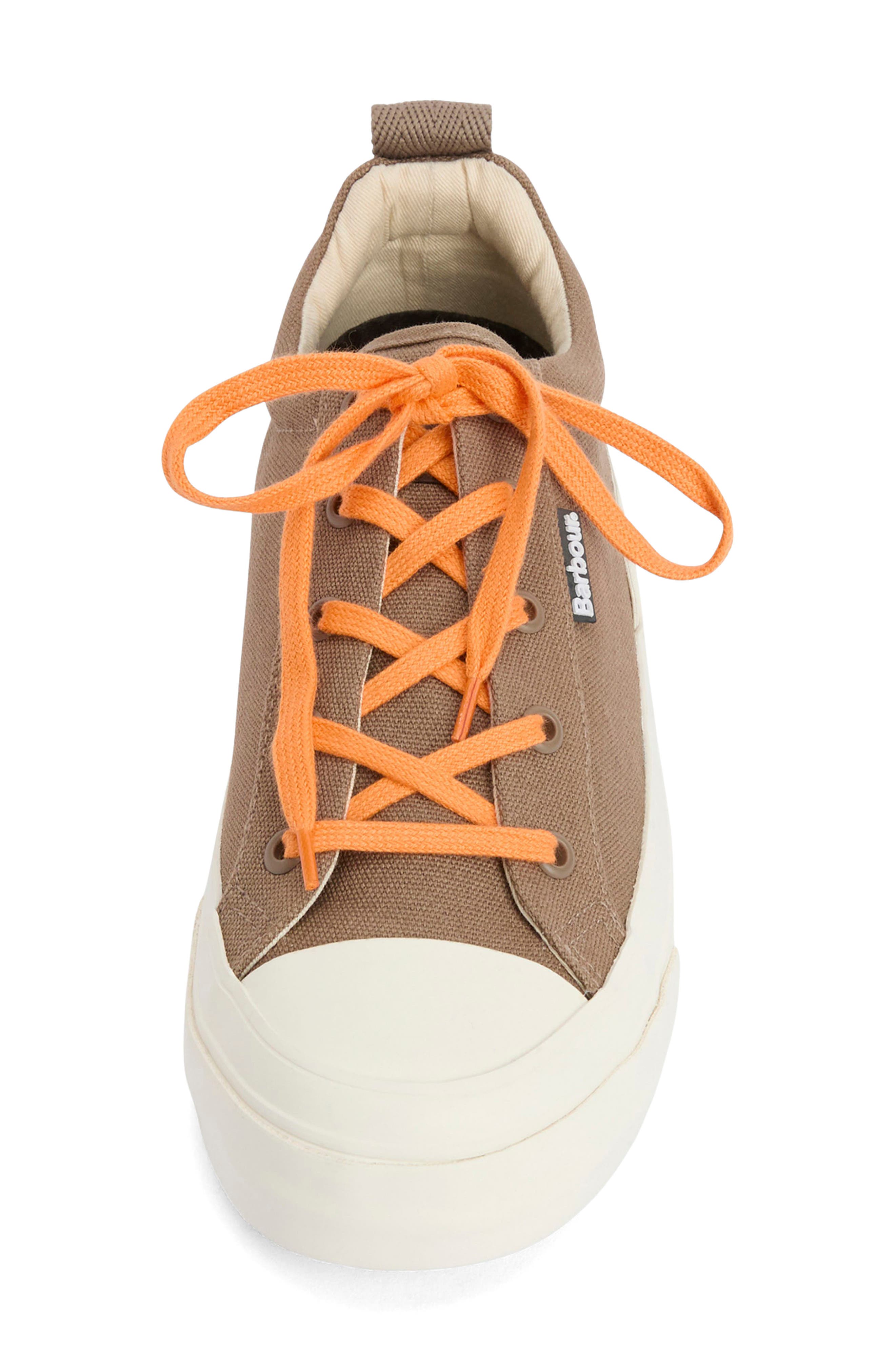 Barbour Stanhope Canvas Low Top Sneaker, Alternate, color, Taupe