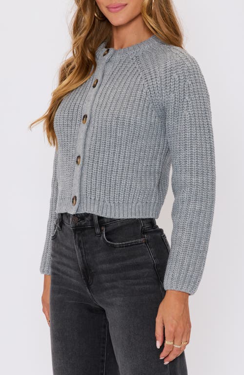 Vici Collection Aurora Crewneck Cardigan In Animal Print