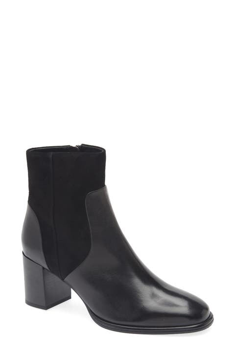 Hilary Block Heel Bootie (Women)