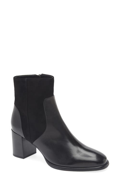 Regarde Le Ciel Hilary Block Heel Bootie In Black