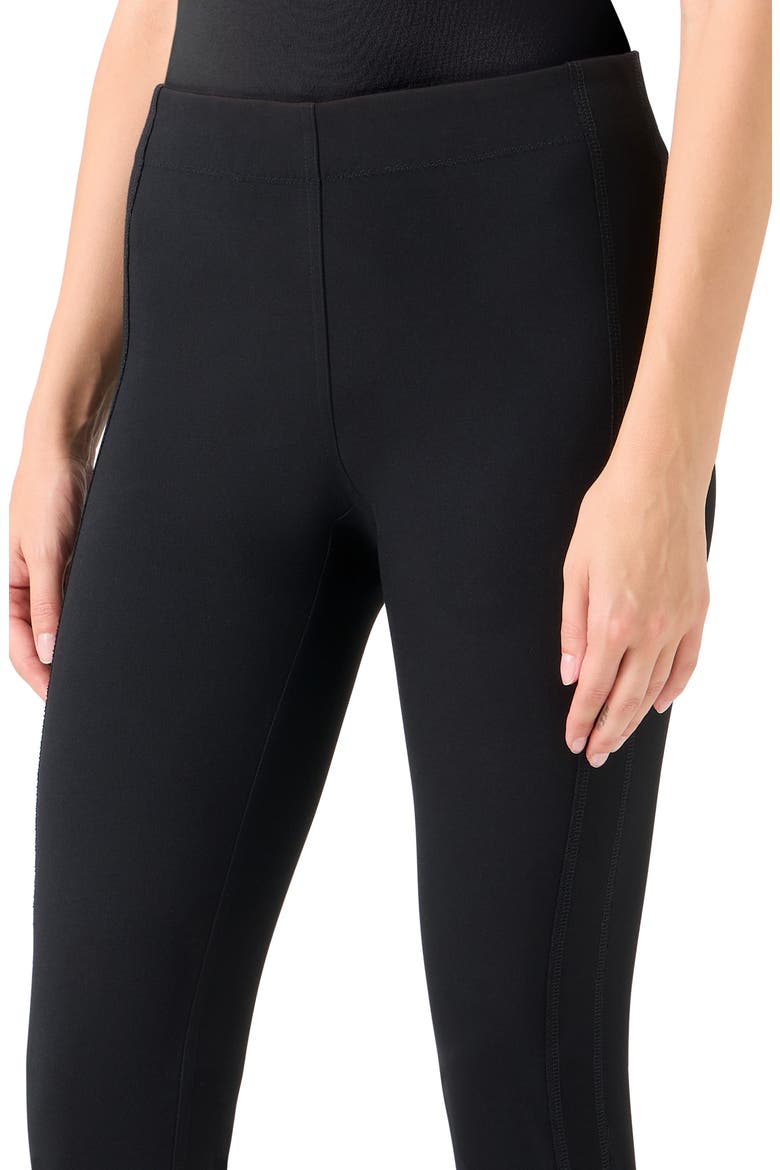 Stretch Crepe Leggings, Alternate, color, BLACK