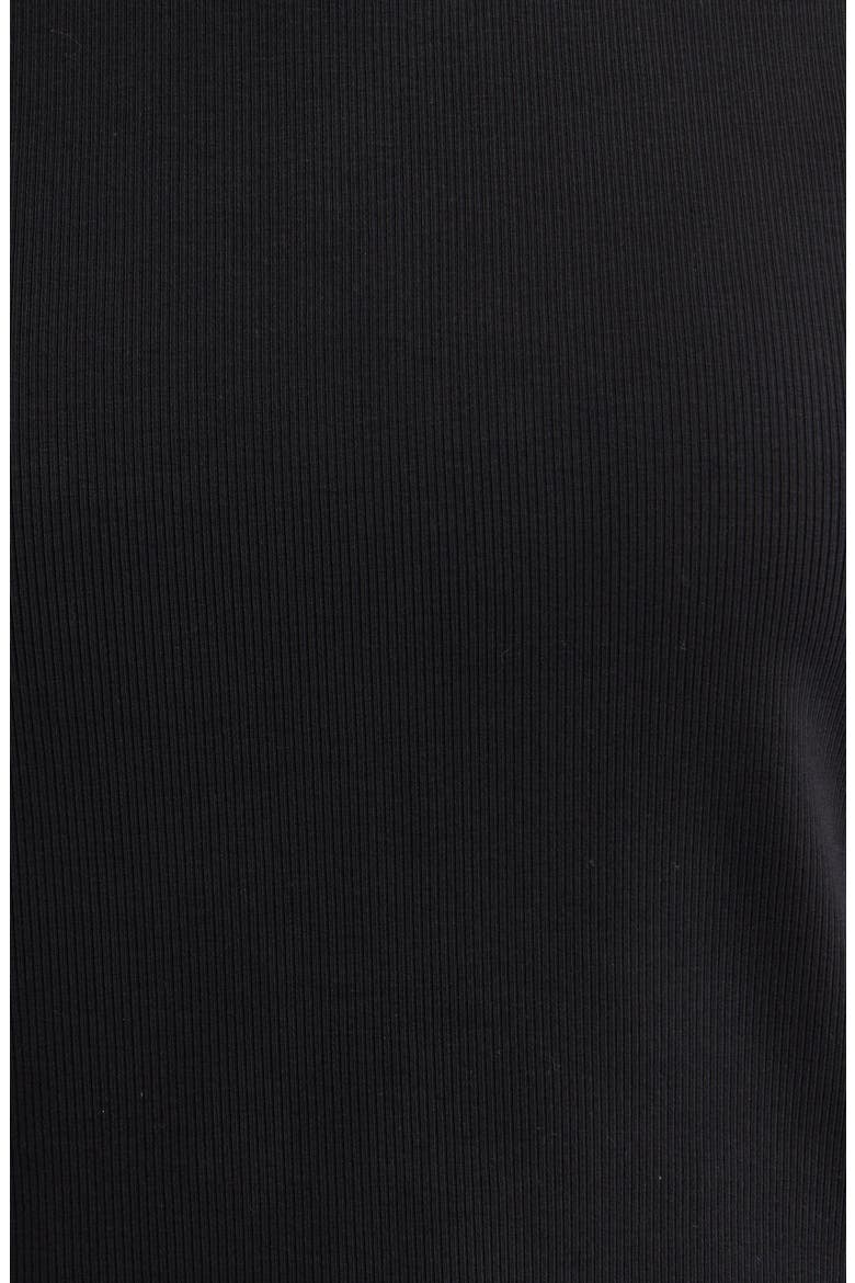 Slim Fit Stretch Cotton T-Shirt, Alternate, color, BLACK