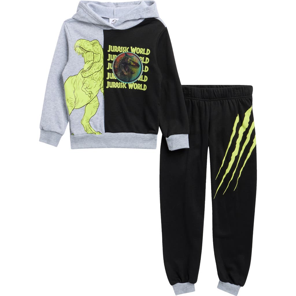 Happy Threads Kids' Jurassic World Lenticular Hoodie & Joggers Set In Multi