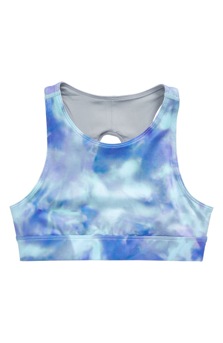 Zella Girl Printed Loop Sports Bra, Main, color, 