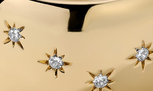 Miranda Frye Celeste Crystal Star Band Ring In Gold
