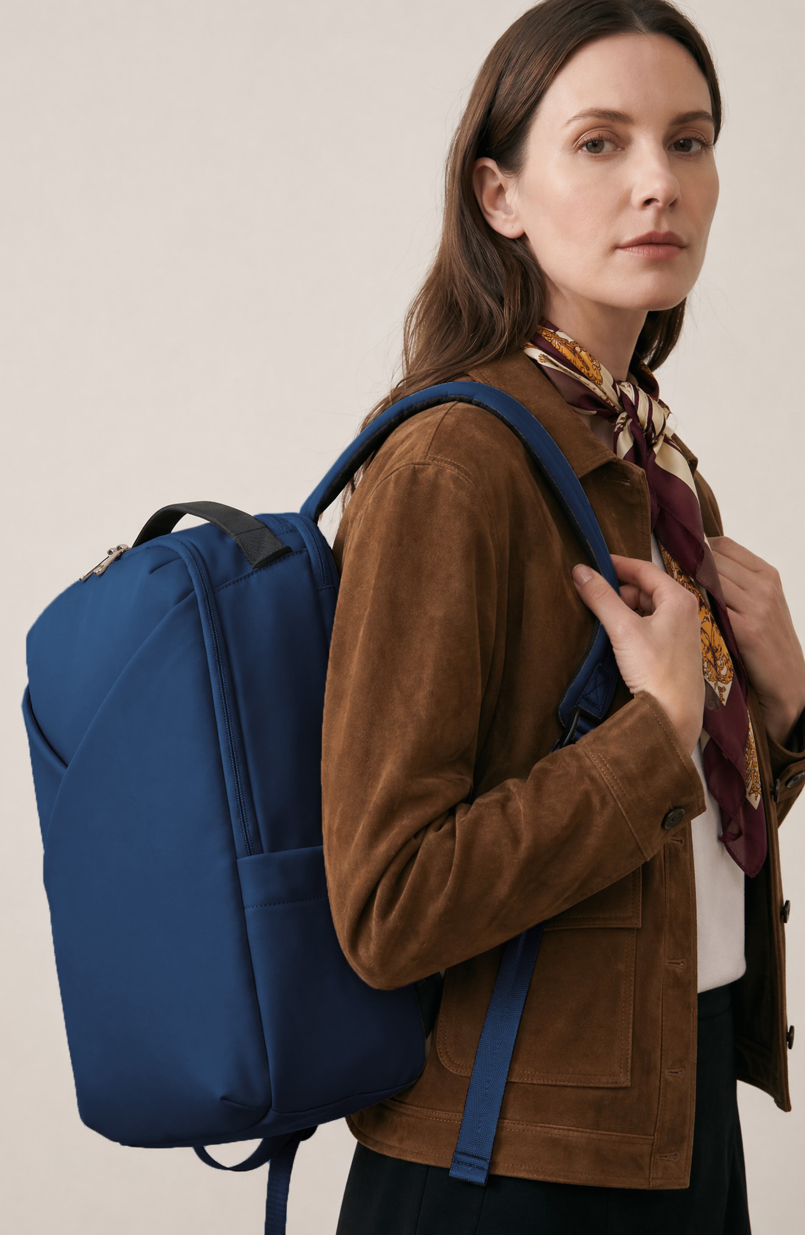 Origami 16-inch Laptop Backpack For Women, Alternate, color, Navy