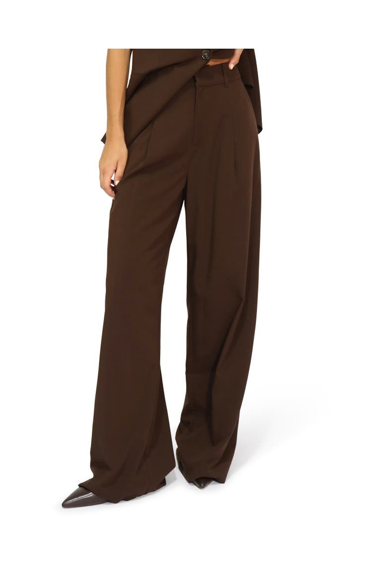 Ready for Your Love Wide Leg Pant, Main, color, Dark Brown