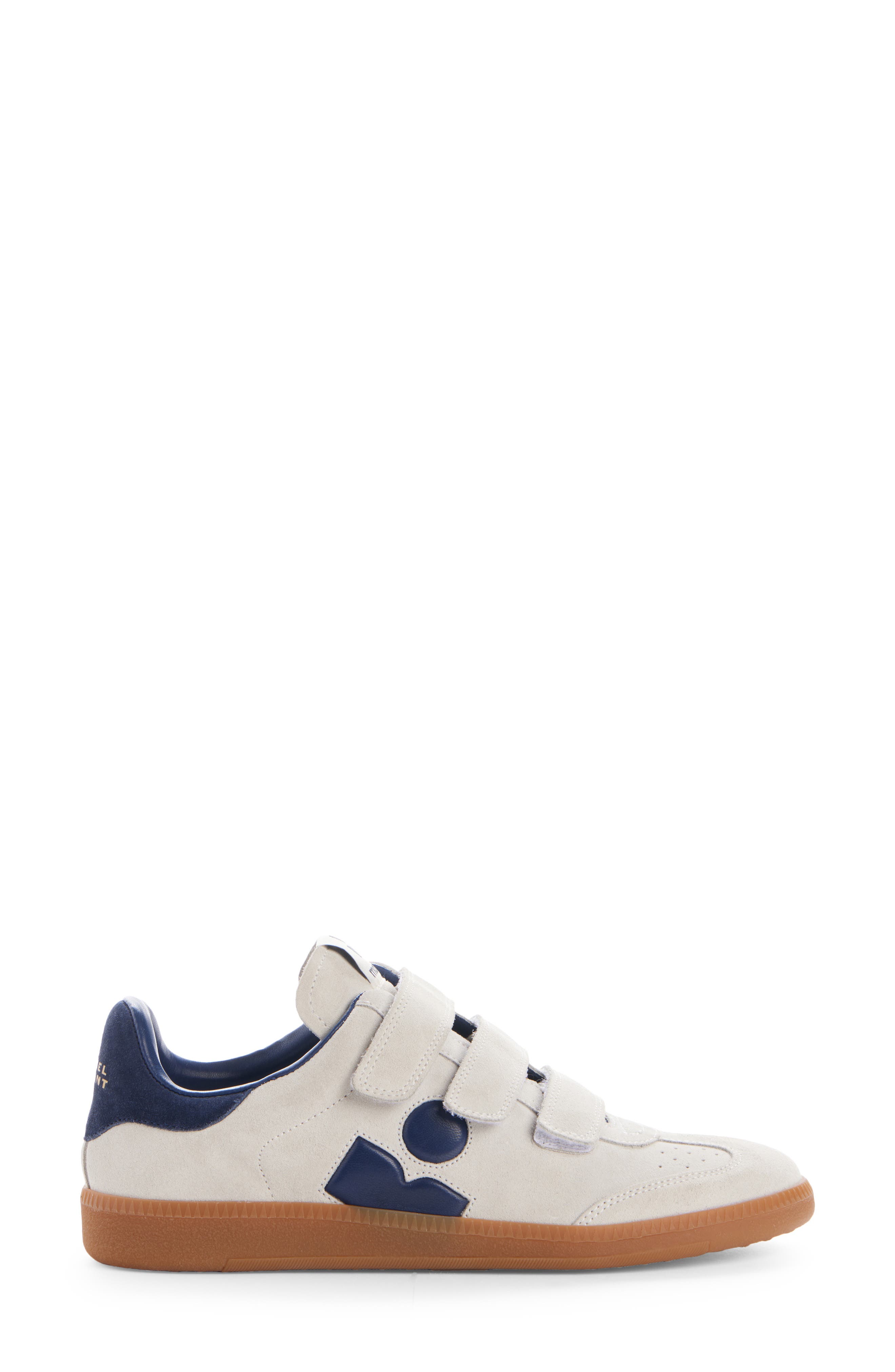 Beth Sneaker, Alternate, color, ECRU/ DARK BLUE