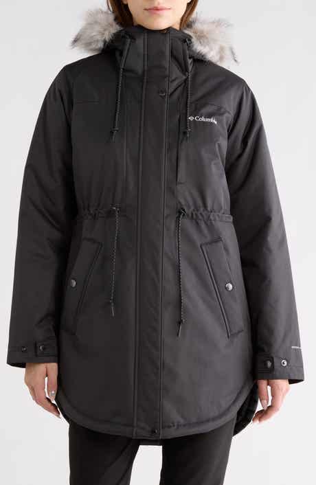 Columbia Suttle Mountain II Faux Fur Trim Water Repellent Insulated Jacket