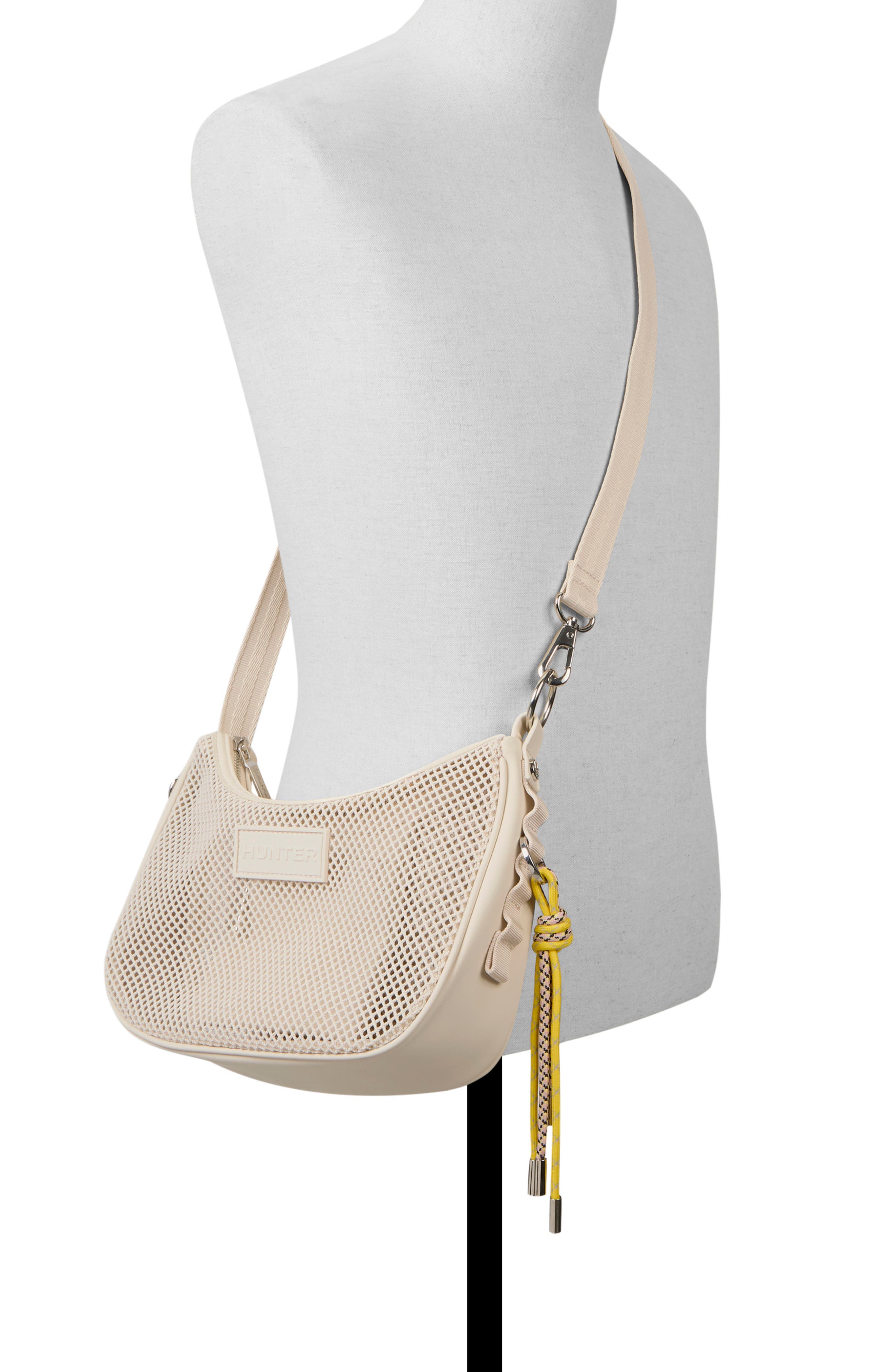 Loop Back Mesh Convertible Crossbody Bag, Alternate, color, OPEN NATURAL