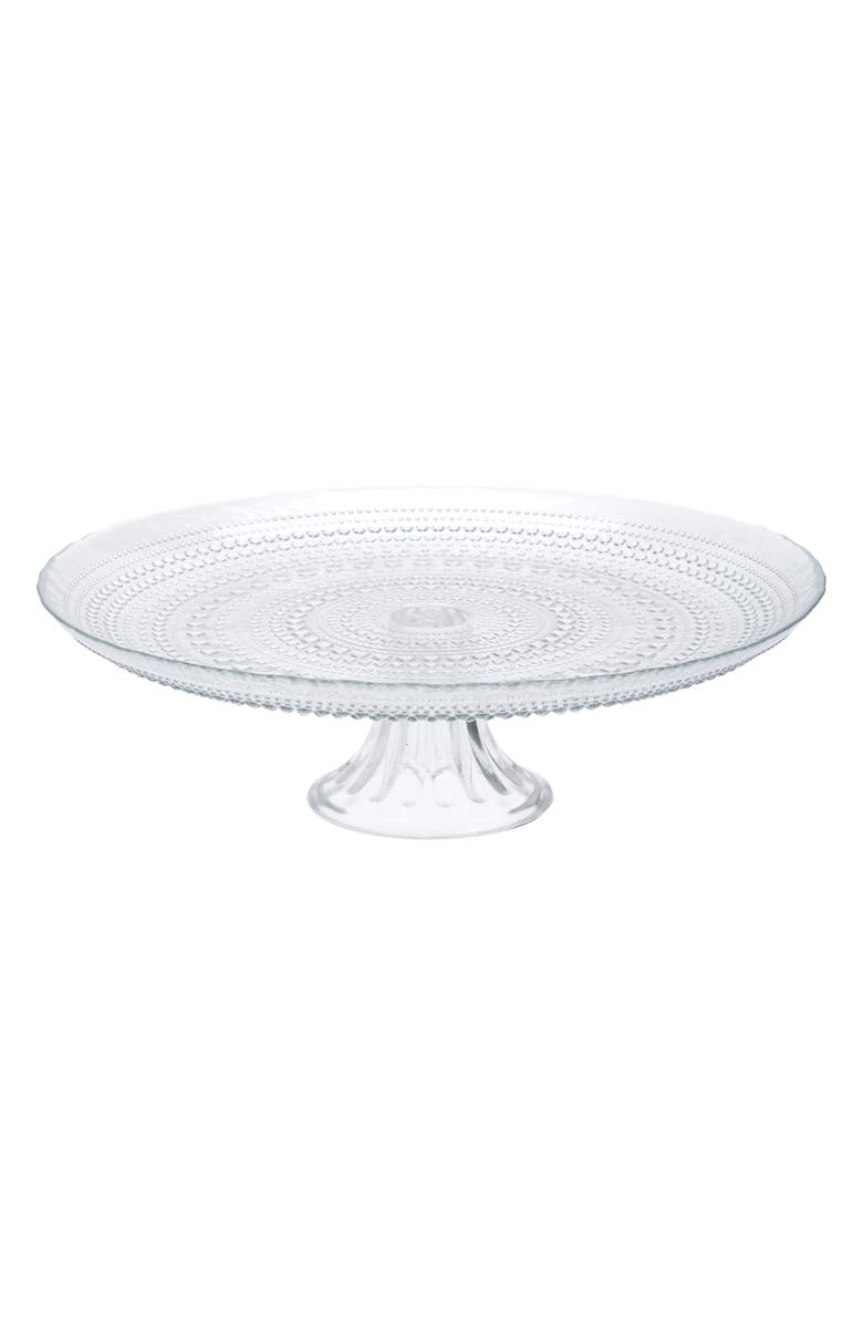 Fortessa Jupiter Glass Cake Stand, Main, color,